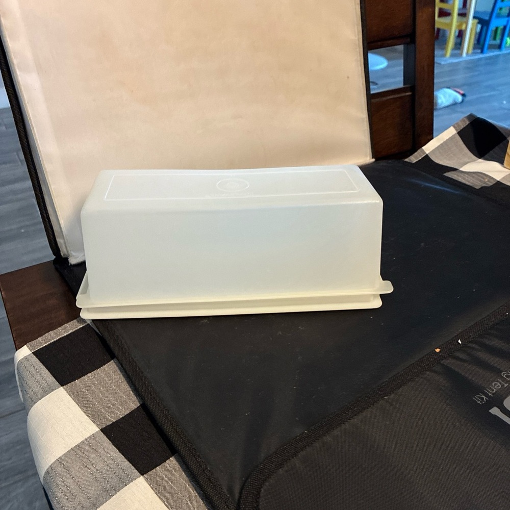Tupperware cheese holder